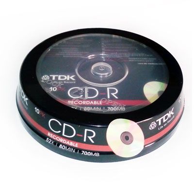 celestial Babosa de mar asustado CD-R TDK 52x 700Mb tarrina 10 uds - Reflex Ocasion