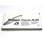 Manual de instrucciones Nikon NUVIS A20. Multilenguaje